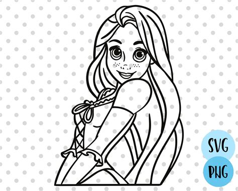 Rapunzel Outline SVG Rapunzel Outline SVG: A Comprehensive Guide