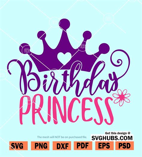 Princess Birthday SVG H1: Celebrate Royalty With Princess Birthday SVG: A Guide To Enchanting Designs