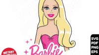 Princess Barbie SVG Princess Barbie SVG: Enchanting Designs For Creative Expressions