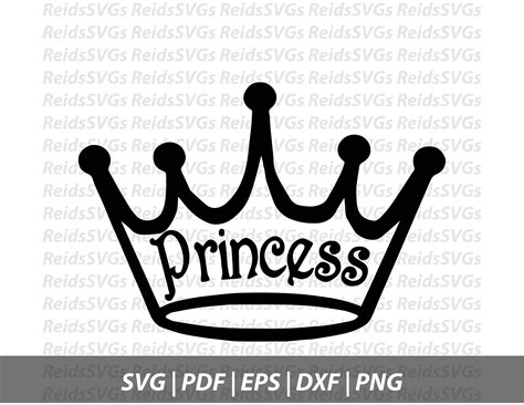 Princess Crown SVG With Name Princess Crown SVG With Name: A Majestic Way To Personalize Your Designs