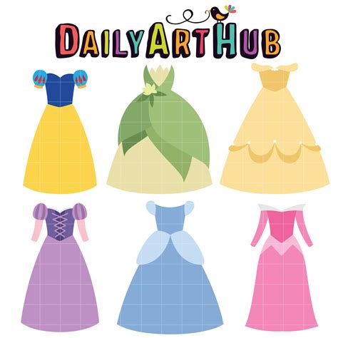 Disney Princess Dress SVG Disney Princess Dress SVG: Enchanting Designs For Magical Moments