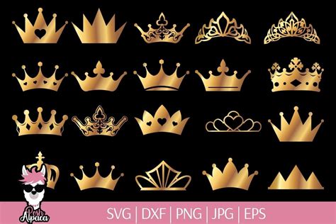 SVG Gold Princess Crown SVG Gold Princess Crown: A Majestic Symbol Of Royalty And Enchantment