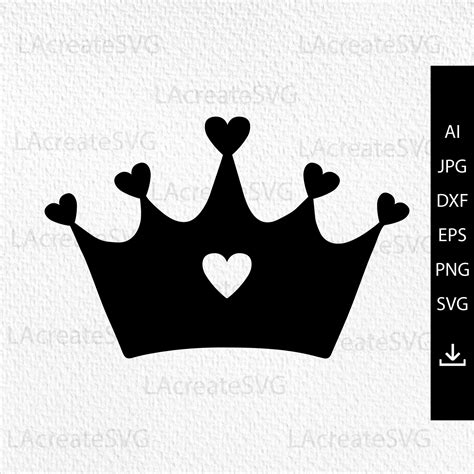 Princess Heart SVG Princess Heart SVG: A Guide To Enchanting Designs