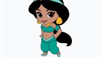 Baby Princess Jasmine SVG H1: Embark On A Magical Journey With Baby Princess Jasmine SVG: A Timeless Tale Of Adventure And Empowerment