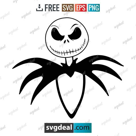 Jack Skellington SVG File Free Jack Skellington SVG File Free: Unleash The King Of Halloween