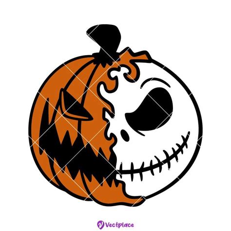 Jack Skellington Pumpkin SVG Jack Skellington Pumpkin SVG: A Hauntingly Delightful Halloween Decoration