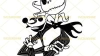 Jack Skellington And Zero SVG Jack Skellington And Zero SVG: Unleashing The Spooky Charm Of Halloween