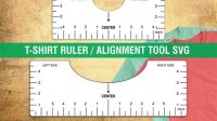 T Shirt Alignment Ruler SVG Download T-Shirt Alignment Ruler SVG Download: A Comprehensive Guide For Perfect Shirt Designs