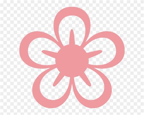 5 Petal Flower SVG