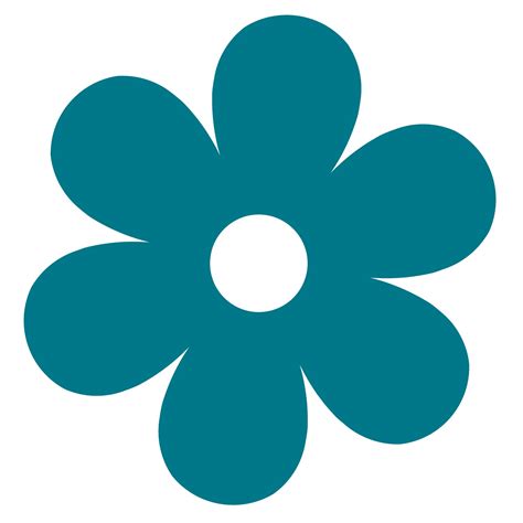 6 Petal Flower SVG