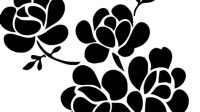 Black Flower SVG