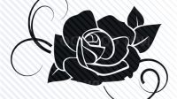 Black Rose SVG