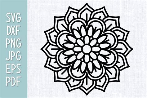 Flower Mandala SVG