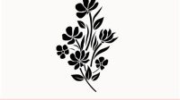 Flower Silhouette SVG