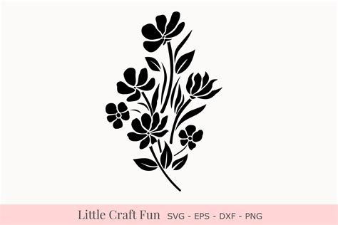 Flower Silhouette SVG