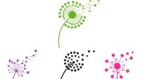 Blowing Dandelion SVG Free