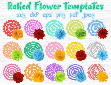 Flower Roll SVG