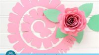 Rose Rolled Flower SVG