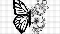 Butterfly Flower SVG