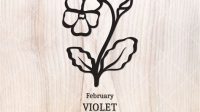 Violet Flower SVG