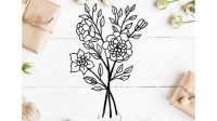 Cricut Flower Bouquet SVG