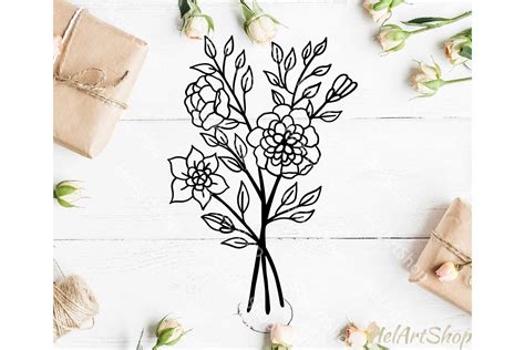 Cricut Flower Bouquet SVG