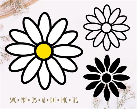 Cricut Daisy Flower SVG