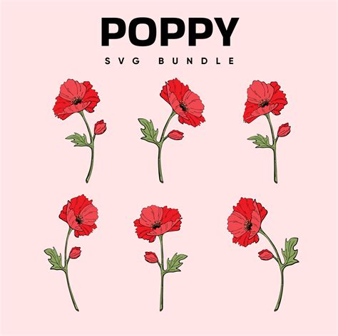 Poppies SVG