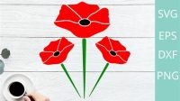 Poppy Flower SVG Free