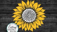 Cricut Sunflower Template Vinyl