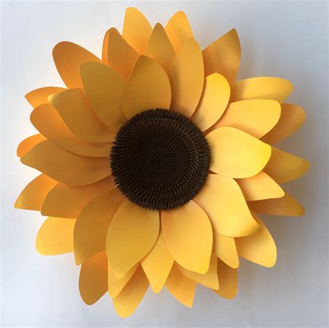 Paper Sunflower Template Cricut