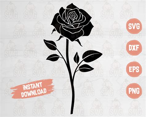 Cricut Rose SVG Free