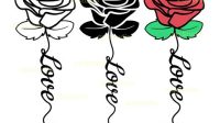 Free Rose SVG Files For Cricut