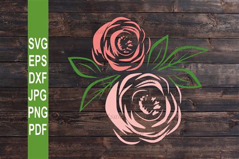 Free Rose SVG For Cricut