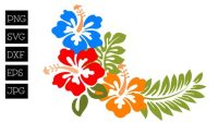 Hawaiian Flower Cricut