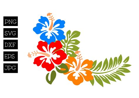 Hawaiian Flower Cricut