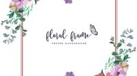 Floral Frame ‪flower SVG