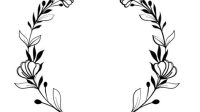 Floral Frames SVG