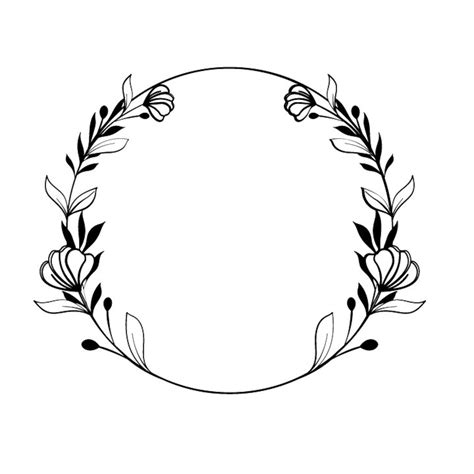 Floral Frames SVG