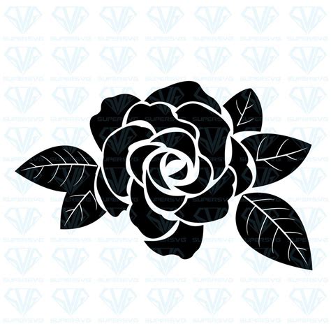 Rose Leaf SVG