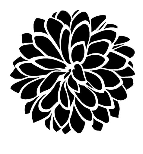 Flower Stencil SVG