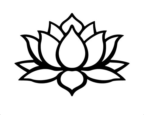 Lotus Flower SVG