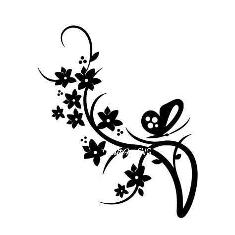 Flower Vine SVG