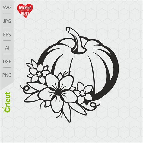 Flower Pumpkin SVG