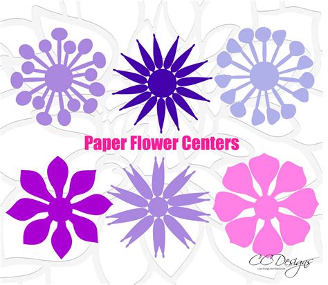 Flower Center SVG