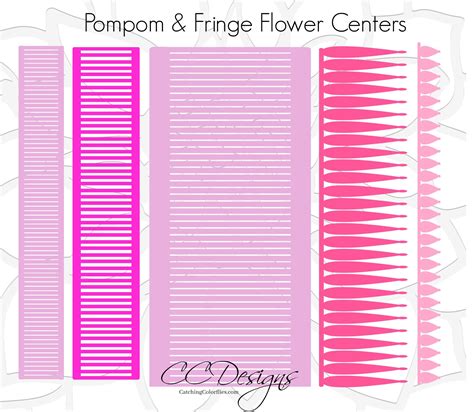 Paper Flower Center SVG Free