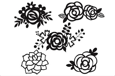 Designs Flower SVG‪‬