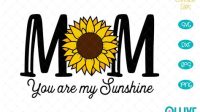 Mom Sunflower SVG