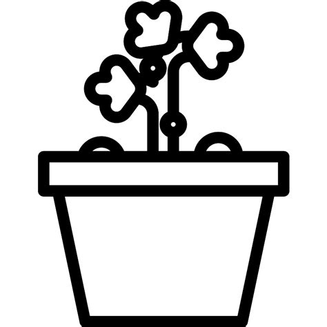 Pot ‪flower SVG