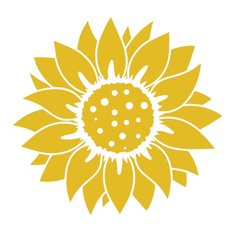 Sunflower Flower SVG‪